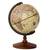 Globe Terrestre en Bois Ancien