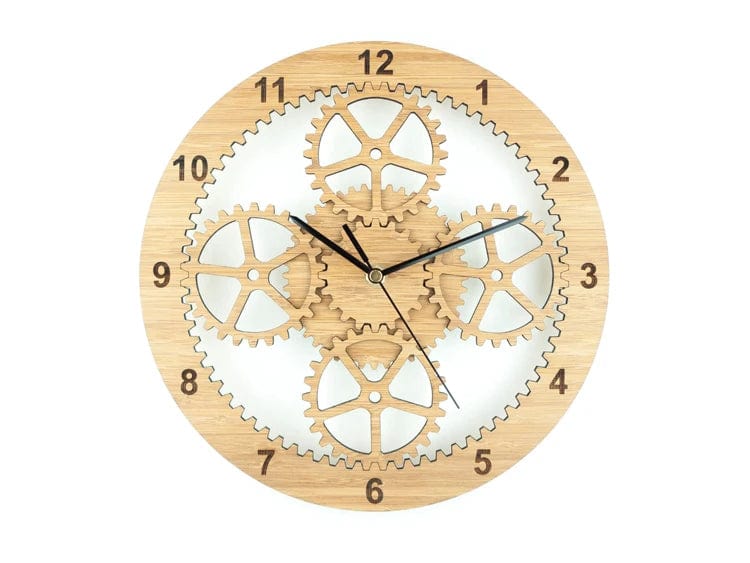 Horloge Murale Vintage Mécanisme Apparent