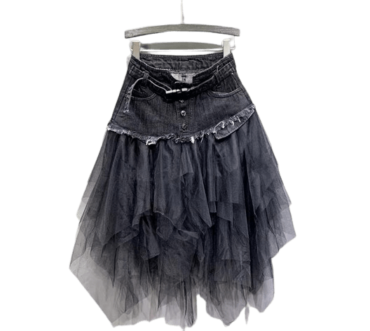 Jupe Jean et Tulle