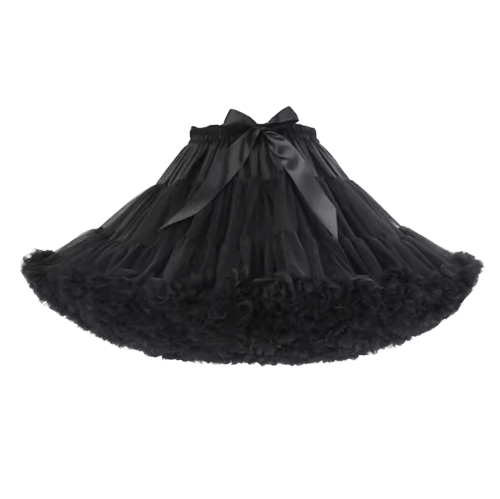 Jupon Court Noir Femme