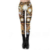 Legging Steampunk Horloge