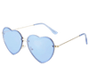 Lunettes de Soleil Cœur Bleu Femme