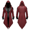 Manteau Gothique Homme Rouge