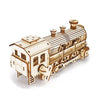 Maquette Locomotive à Vapeur en Bois