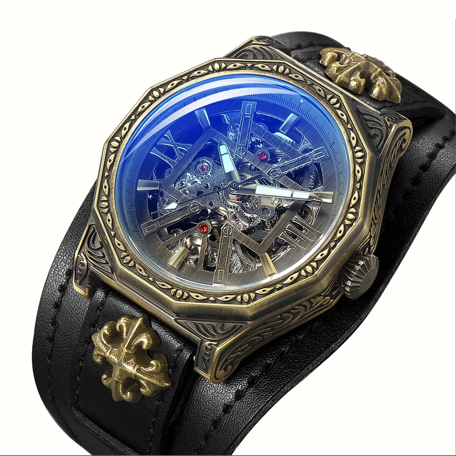 Montre Cuir Steampunk
