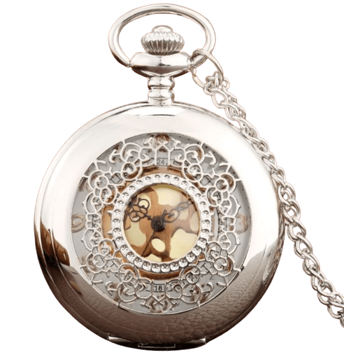 Montre Gousset Pendentif Femme Argent