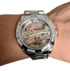 Montre Steampunk Cadran Transparent Homme