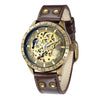 Montre Steampunk Homme Mécanisme Apparent