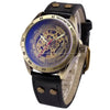 Montre Steampunk Homme Mécanisme Apparent