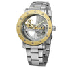 Montre Steampunk Homme Squelette Transparent