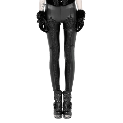 Pantalon Noir Femme Gothique