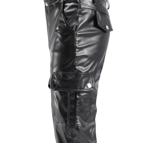 Pantalon Simili Cuir Gothique Homme