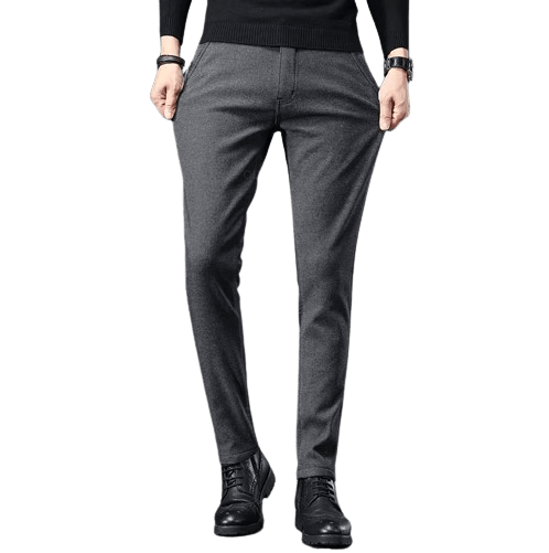 Pantalon Tweed Gris Homme