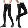 Pantalon Zippé Homme Punk