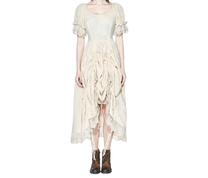 Robe Victorienne Blanc Cassé