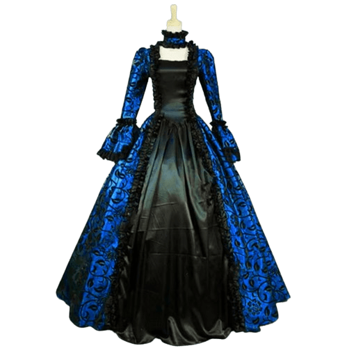 Robe Victorienne Bleue