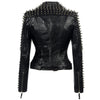 Veste en cuir Gothique Femme