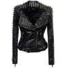 Veste en cuir Gothique Femme