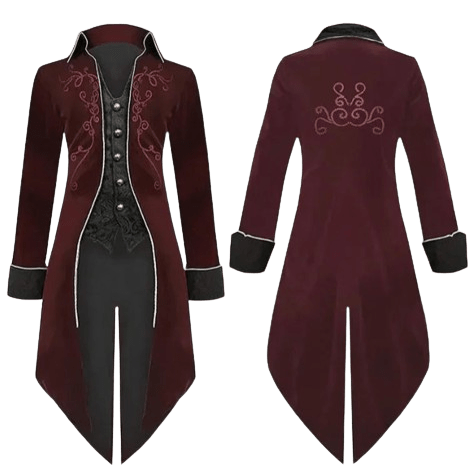 Veste Gothique Rouge Homme