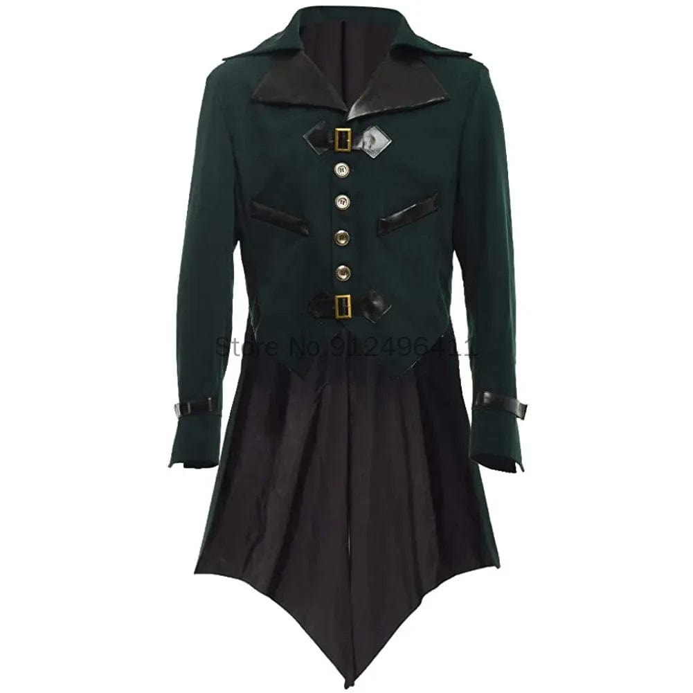 Veste Verte Steampunk